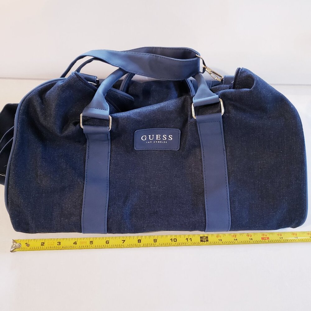 Guess Denim Duffel Bag
